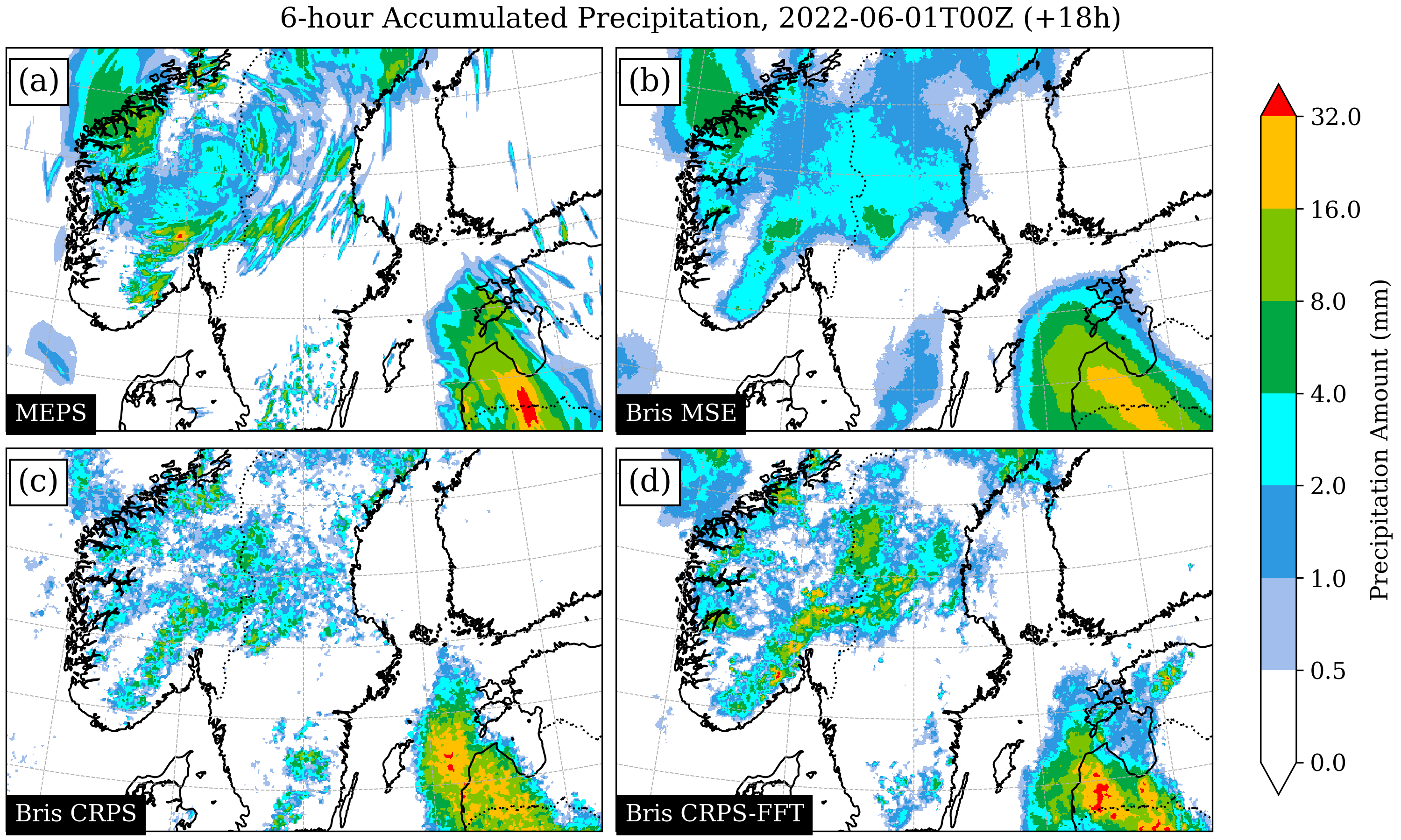 Precipitation fields